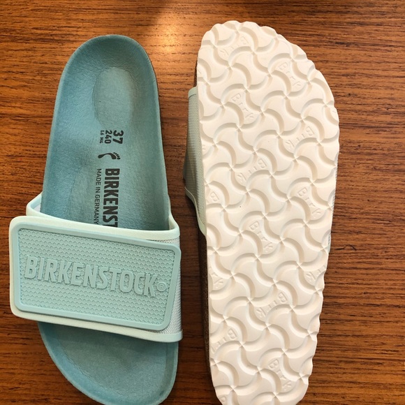 Rare blue Birkenstock Tema slides - Picture 2 of 3